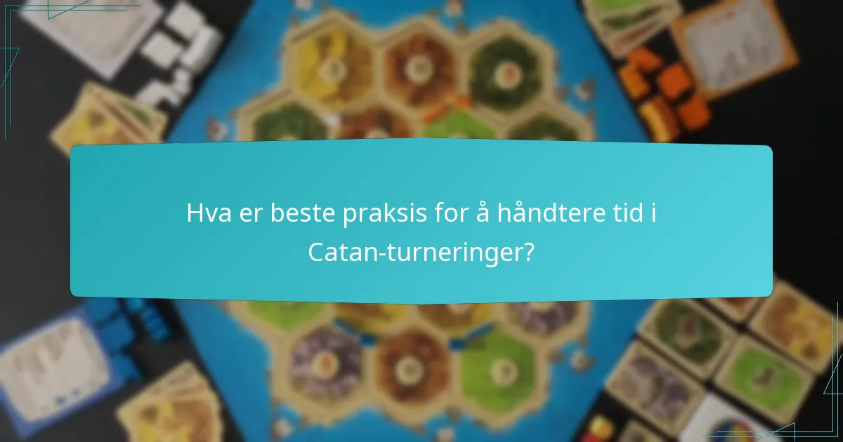 Når er planlagte pauser under Catan-turneringer?