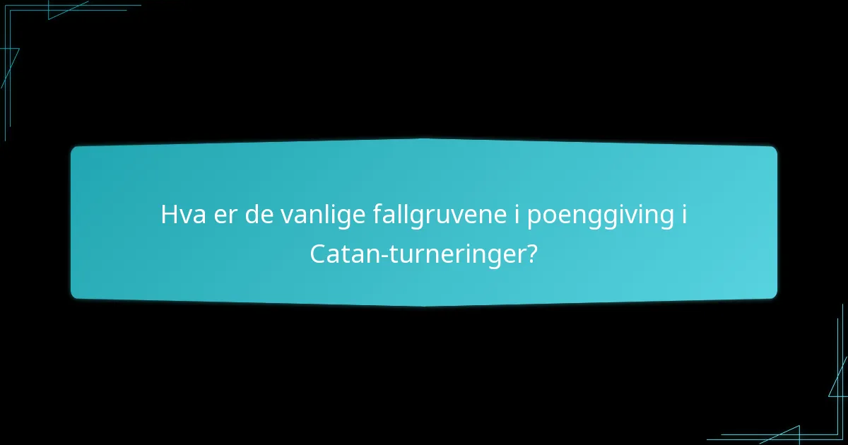 Hva er strukturen for premieutdeling i Catan-turneringer?