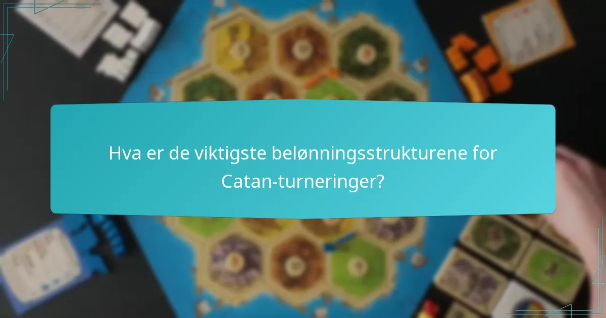 Hvordan fordeles premier i Catan-turneringer?
