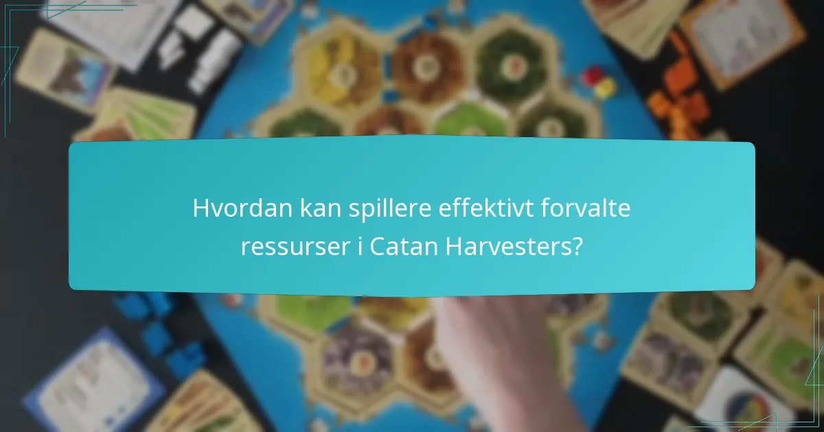 Hvordan skiller spillflyten seg i Catan Harvesters?